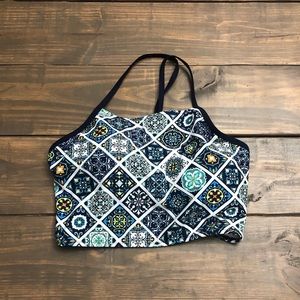 Cupshe XXL Swim Top Light Wear Navy Blue